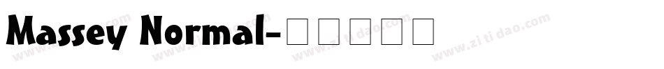 Massey Normal字体转换